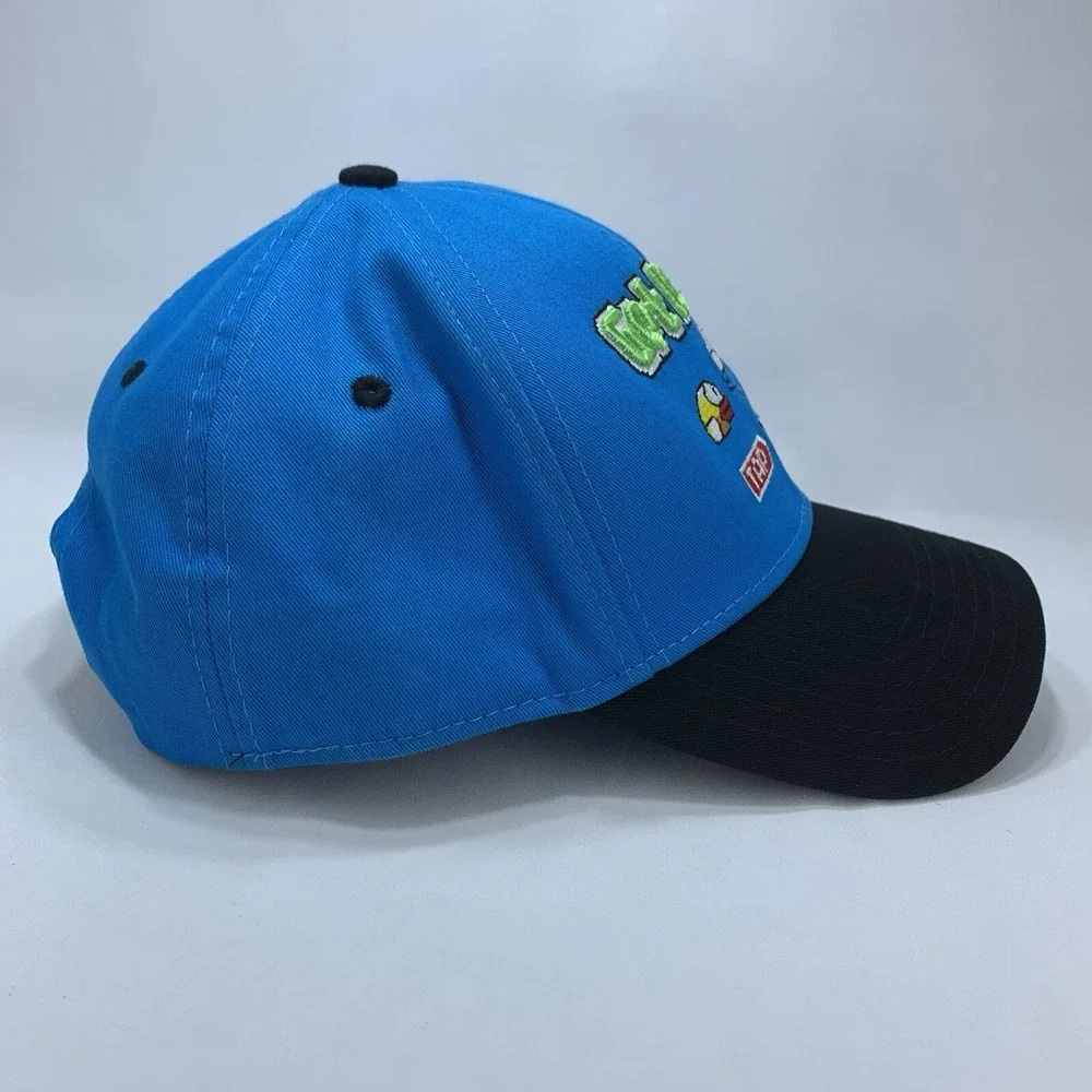 Get Ready Tap Tap Hat Flappy Bird Youth Kids Blue Black Adjustable Snapback Cap